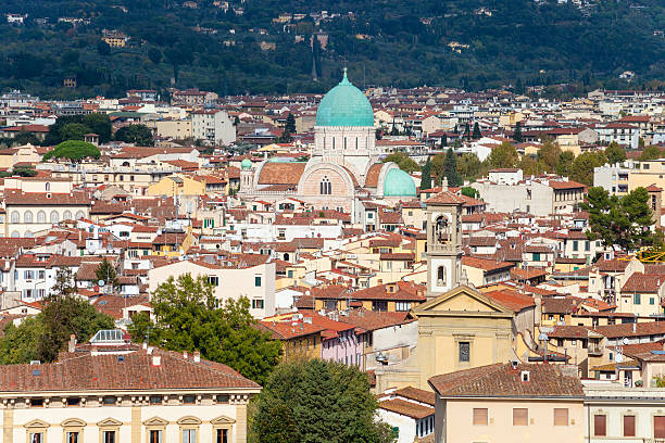 istock view of Florence city with Great Synagogue 635795166