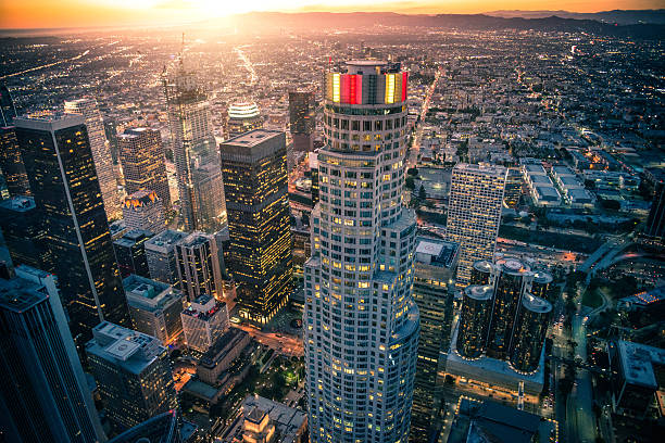 istock Los Angeles aerial view 635796244
