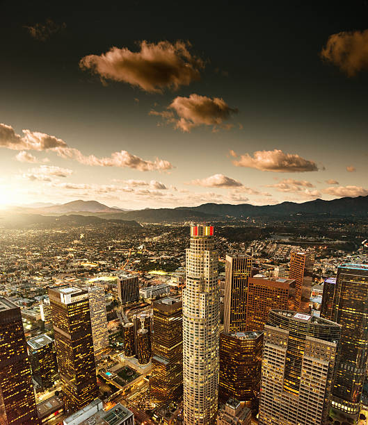 istock Los Angeles aerial view 635797394