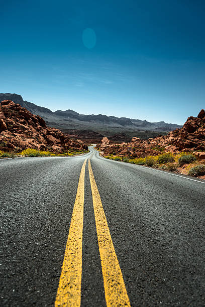 istock on the road on the valley of fire 635798110