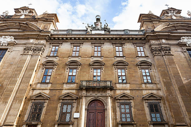 istock facade of Complesso di San Firenze after rain 635799876