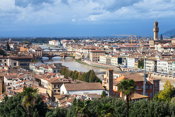 istock cityscape Florence with bridge and palace 635800394