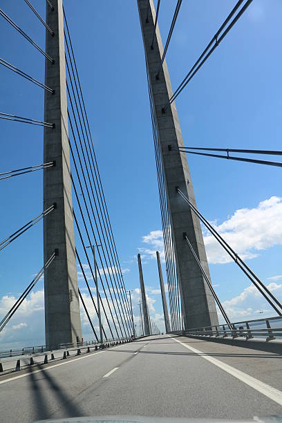 istock European route E20 and Oresund Bridge, Scandinavia 635805678