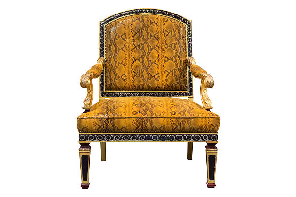 istock old-style chair isolated on white background 635805740
