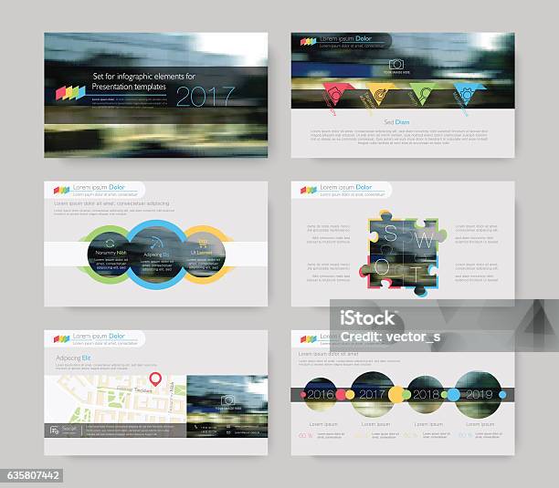 Infographic Elements For Presentation Templates Stock Illustration - Download Image Now - Infographic, Chart, Circle