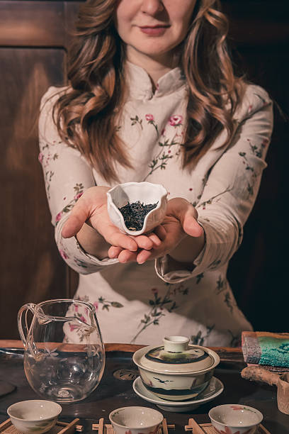 tea ceremony is performed by master