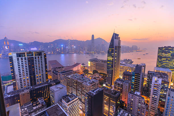 istock Hong Kong aerial view 635811274