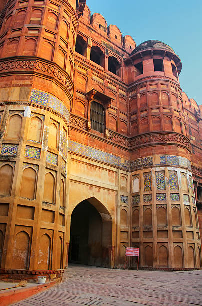 istock Amar Singh Gate in Agra Fort, Uttar Pradesh, India 635816354