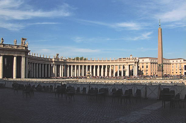 istock Easter celebration at St Peter's Square in Vatican, Italy 635818994