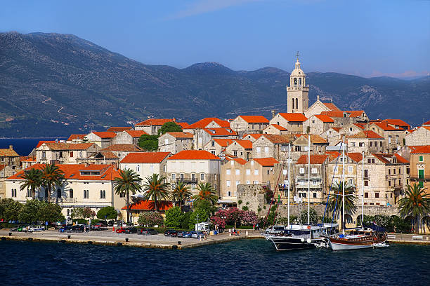 istock View of Korcula old town, Croatia 635830700