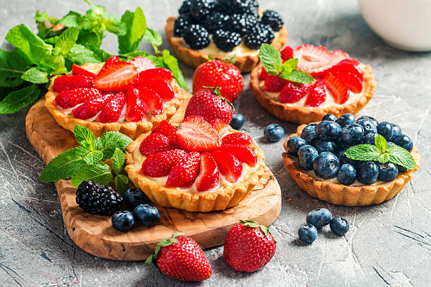 istock Fresh homemade berrie tarts 635832144
