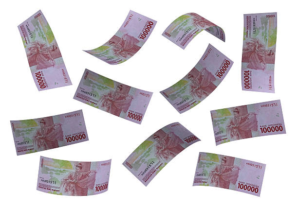 istock 3D Indonesian rupiah money white background 635839610