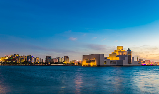 The Museum of Islamic Art  is a museum located on the Corniche in the Qatari capital Doha. The iconic building was designed by architect I. M. Pei.