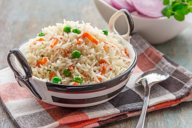 Indian Rice Dish stock photo