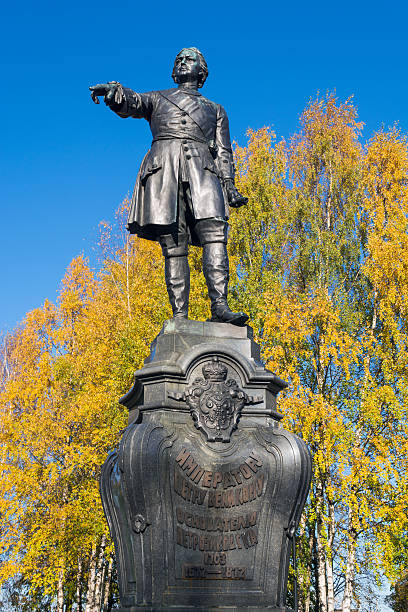istock Peter the Great, Petrozavodsk, Karelia, Russia 635846878