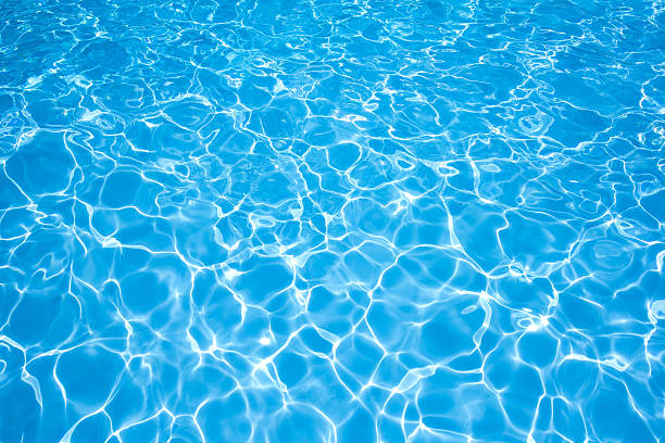 istock Blue and bright water and surface in swimming pool 635848712