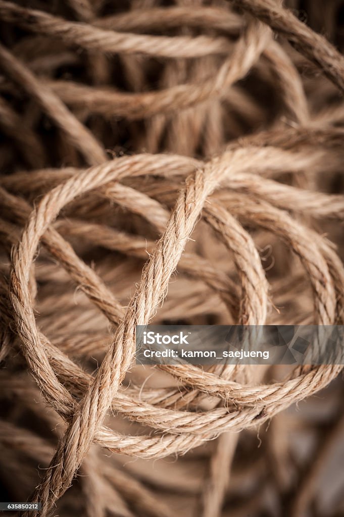 Thick Strong Rope Sold In The Open Market Can Use Stock Photo - Download  Image Now - Brown, Close-up, Equipment - iStock