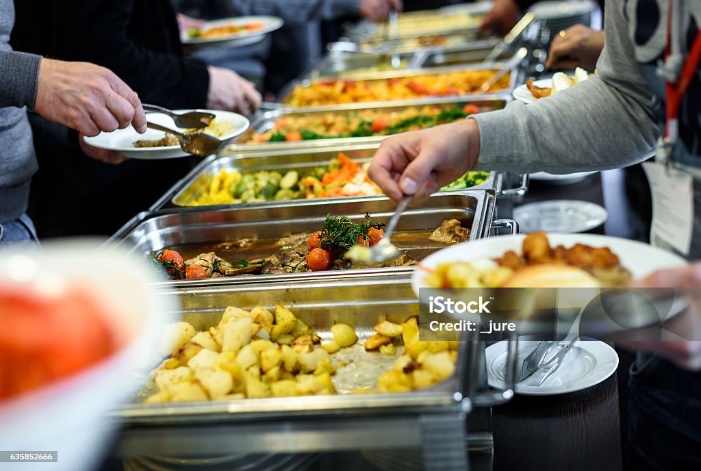 Küche Kulinarisches Buffet Abendessen Catering Essen Feier - Lizenzfrei Büfett Stock-Foto