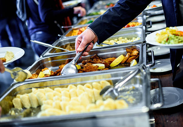 istock Cuisine Culinary Buffet Dinner Catering Dining Food Celebration 635863122