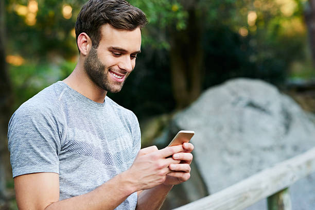 istock Logged in to a great day 635864154
