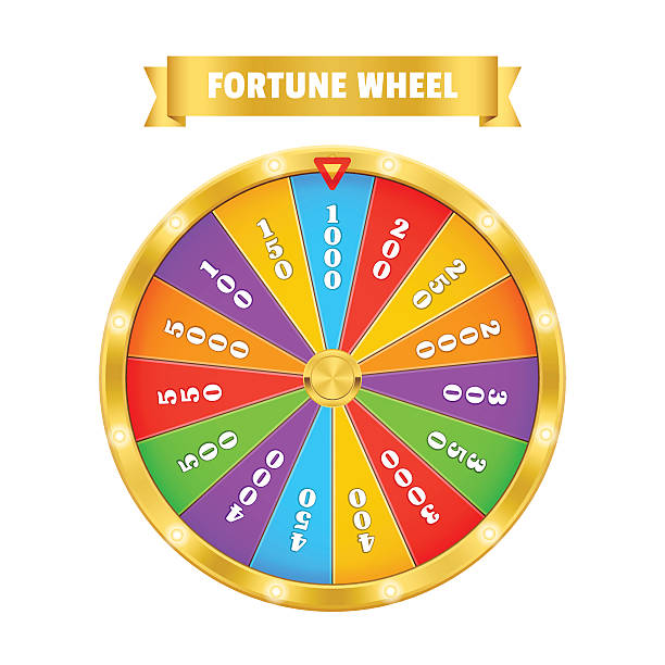 istock Gold Fortune Wheel. Realistic vector Illustration. Lucky game, casino. 635866602
