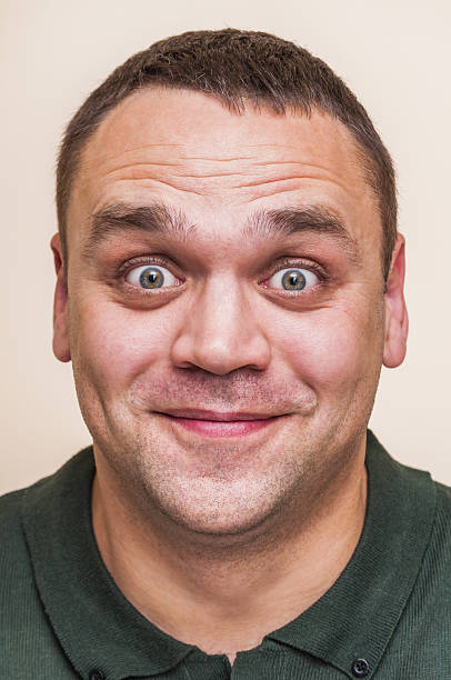 istock Happy, smiling, surprised, shocked, emotional, big eyes man. 635883148