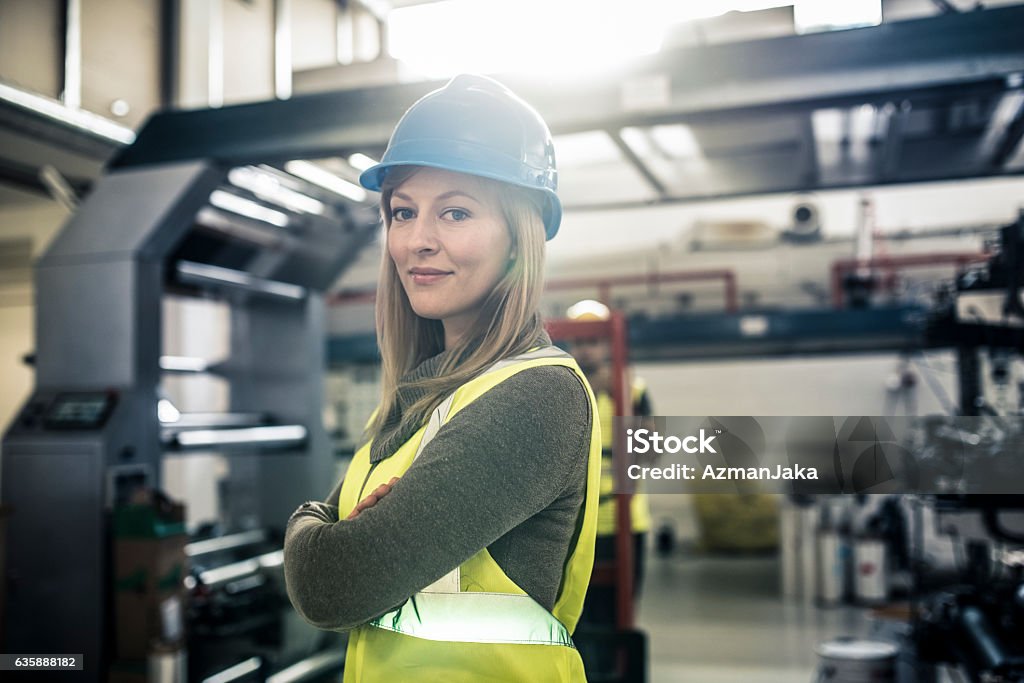 Je suis le patron de ce chantier - Photo de Femmes libre de droits