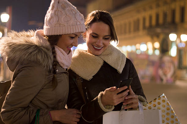istock Winter shopping season 635888590