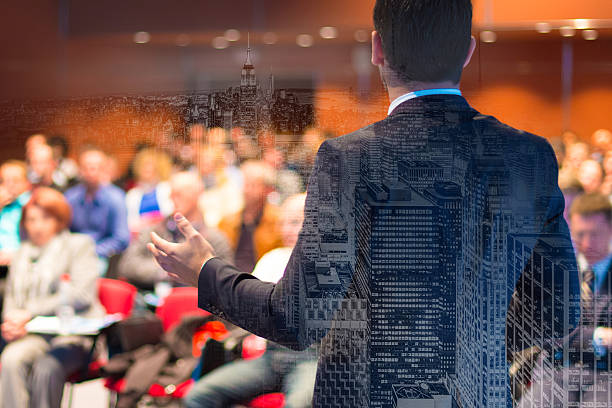 istock Speaker at Business Conference and Presentation. 635896258