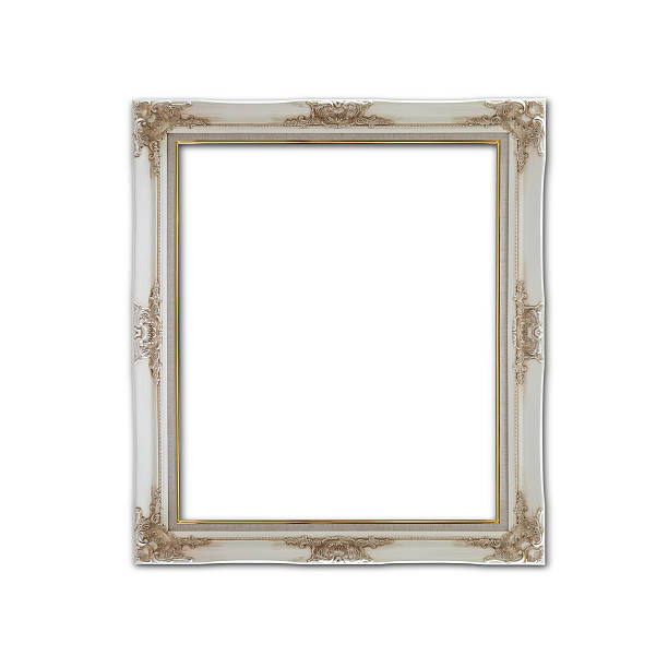 istock picture frame on Old wood wall background. 635898300