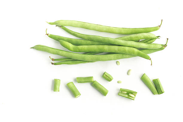 istock Green Kidney Beans Pods Sliced 635899196