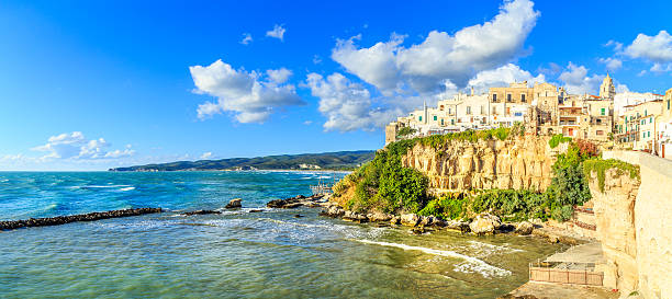 istock Vieste town in Apulia, Italy 635899676