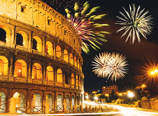 istock Coliseum in Rome for the new year 635902300