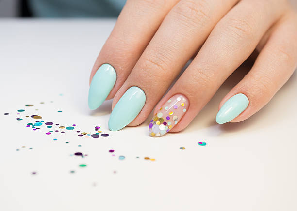 istock Natural nails, gel polish. Perfect clean manicure with zero cuticle. 635905584