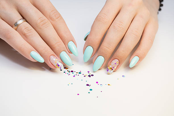 istock Natural nails, gel polish. Perfect clean manicure with zero cuticle. 635905630