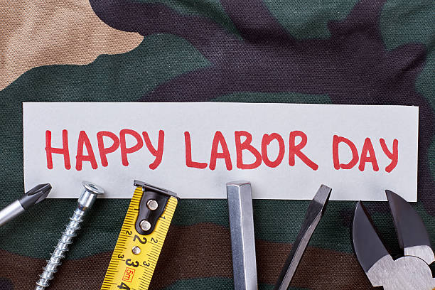 Happy Labor Day greeting card.