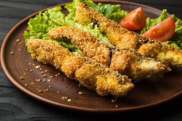 istock Tasty baked fish on plate 635911430