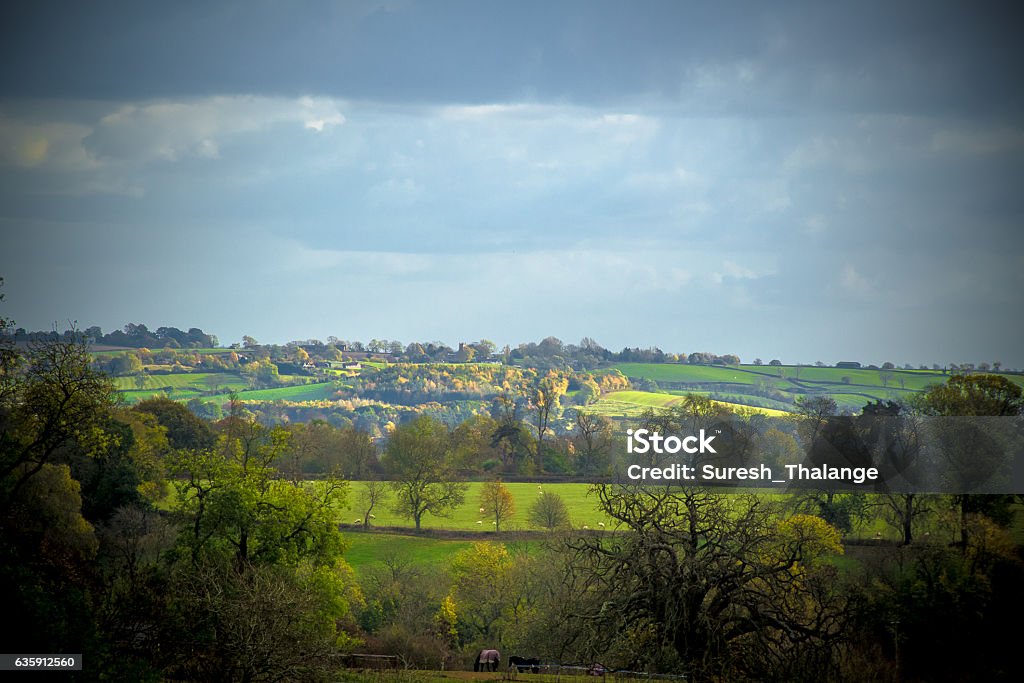 Panorama of East Leicestershire countryside Panorama of East Leicestershire countryside near Gumley in Leicestershire Leicester Stock Photo