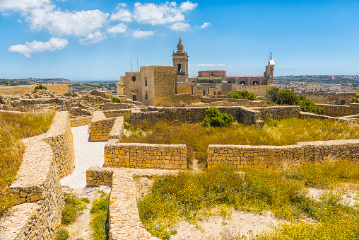 Citadel in Victoria, on the island of Gozo in Malta.