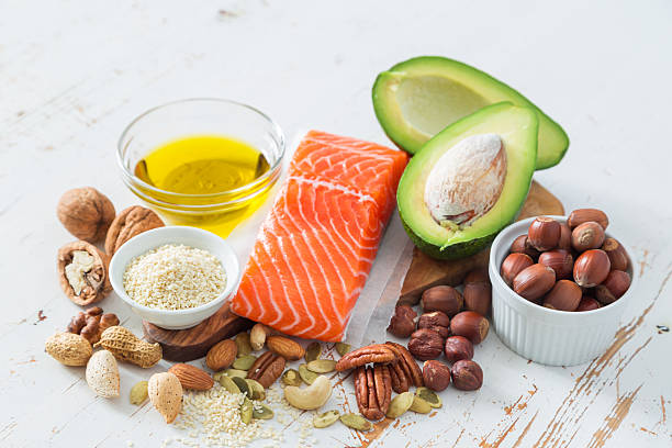 istock Selection of good fat saurces 635916350