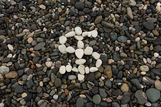 istock The sign Dollar made from white pebbles 635916642
