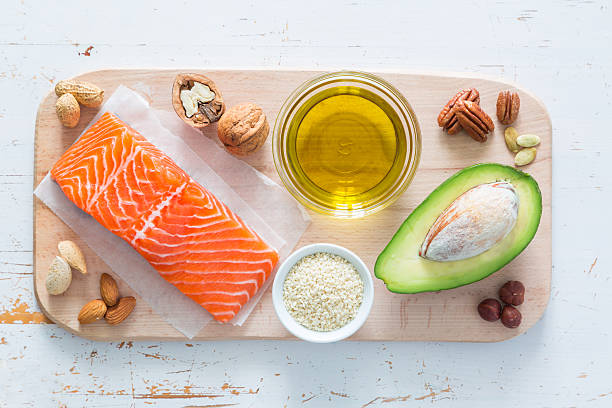 istock Selection of good fat saurces 635916784