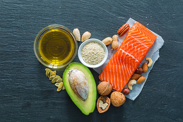 istock Selection of good fat saurces 635917204