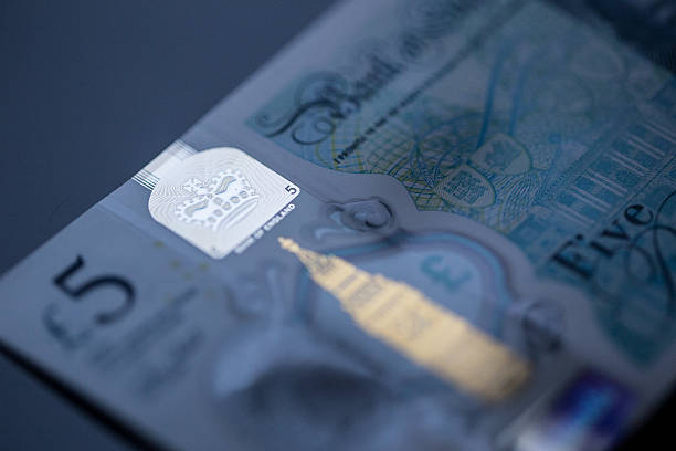 Creative photo of the new £5 polymer note 2016
