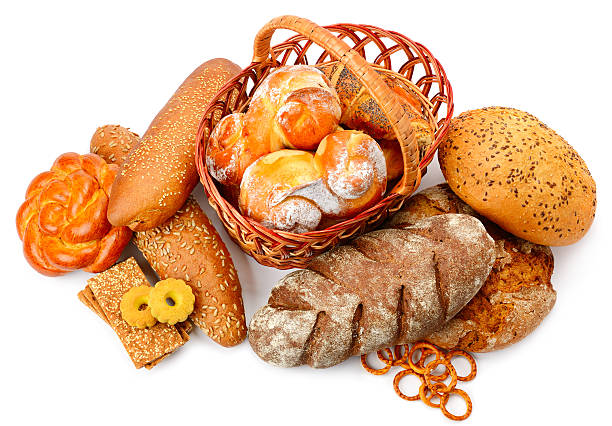 istock Collection of bread products 635917866
