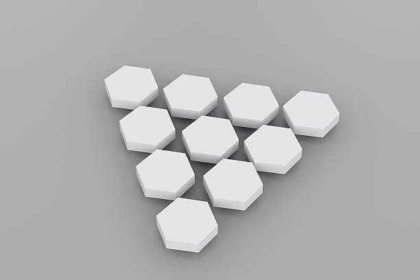 istock 3d rendering of hexagon for process concept info graphic deisign 635924264