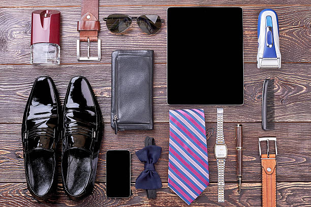 istock Watch, shoes and gadgets. 635925204