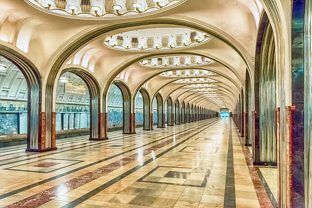 istock Mayakovskaya subway station in Moscow, Russia 635926402