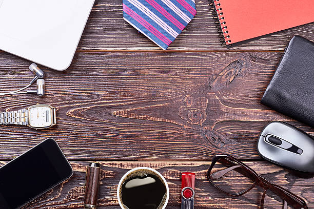 istock Smartphone, coffee and glasses. 635926642