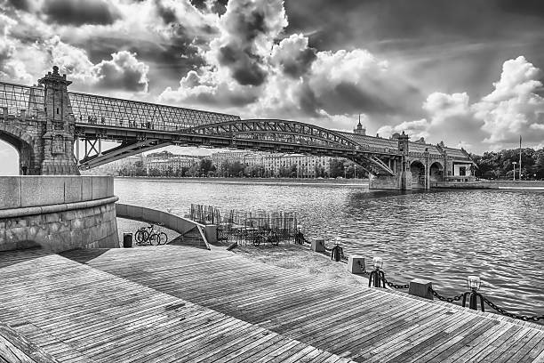 istock View over Pushkinsky Pedestrian Bridge in central Moscow, Russia 635928076